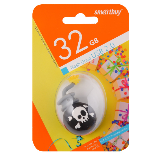 Флеш-память USB 32 Gb Smartbuy Wild series Бомба (SB32GBBomb)