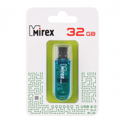 Флеш-память USB 32 Gb Mirex Elf BLUE, синий