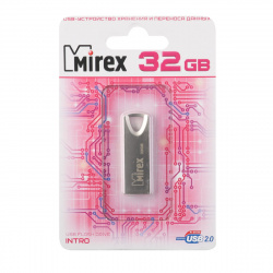 Флеш-память USB 32 Gb Mirex INTRO, металл