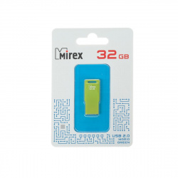 Флеш-память USB 32 Gb Mirex MARIO GREEN, зеленый