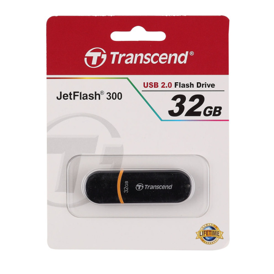 Флеш-память USB 32 Gb Transcend Jet Flash 300 (TS32GJF300)
