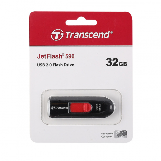 Флеш-память USB 32 Gb Transcend Jet Flash 590 (TS32GJF590)
