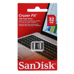 Флеш-память USB 32 Gb SanDisk CZ33 Cruzer Fit (SDCZ33-032G-G35)