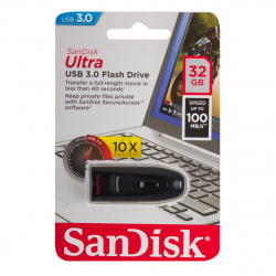 Флеш-память USB 32 Gb SanDisk CZ48 Cruzer Ultra USB 3.0