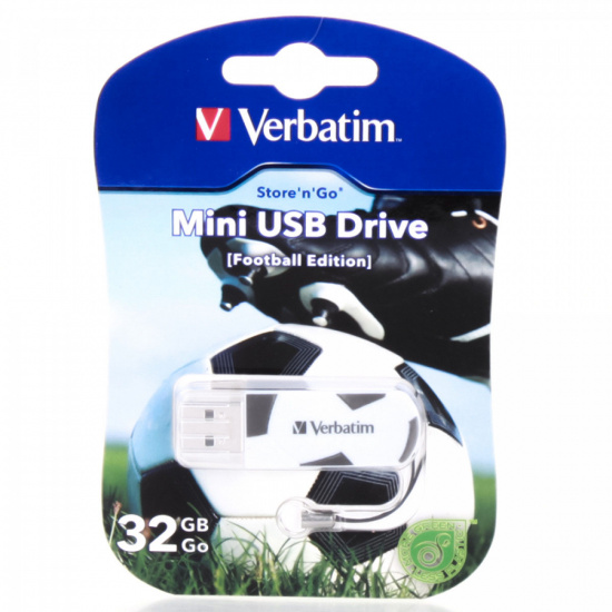 Флеш-память USB 32 Gb Verbatim Mini Sport Football