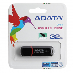 Флеш-память USB 32 Gb A-DATA UV150, USB 3.0 Черный