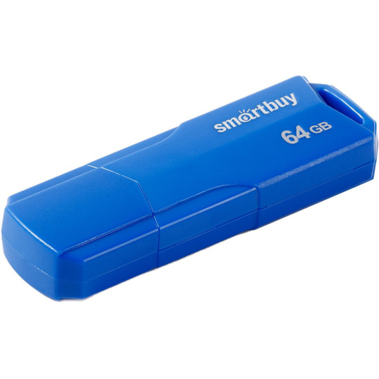 Флеш-память USB 64 Gb Smartbuy CLUE Blue (SB64GBCLU-BU)