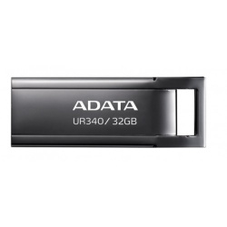Флеш-память USB 128 Gb  A-DATA UR340, USB 3.2, черный