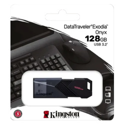 Флеш-память USB 128 Gb Kingston DT Exodia Onyx, USB 3.2 черный