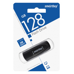 Флеш-память USB 128GB SmartBuy Scout Black (SB128GB3SCK) USB 3.0