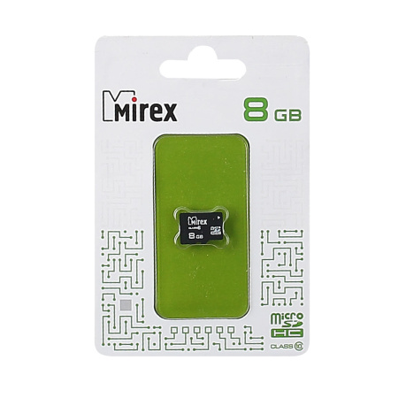 Флеш карта microsd 8gb mirex microsdhc class 10