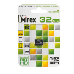 Карта памяти microSDHC Card 32Gb class 10 Mirex