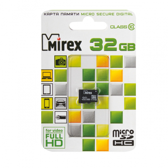 Карта памяти microSDHC Card 32Gb class 10 Mirex