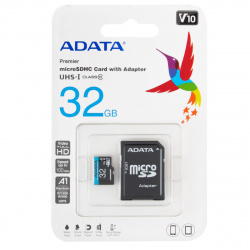Карта памяти microSDHC Card(T-Flash) 32Gb класс10  UHS-I A1 100/20 MB/s + адаптер A-DATA