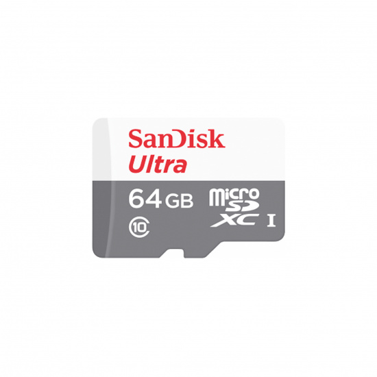 Карта памяти microSDXC 64GB Class 10 UHS-I 100MB/s без адаптера SanDisk (SDSQUNR-064G-GN3MN)