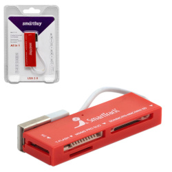 Картридер SmartBuy SBR-717-R красный