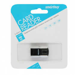 Картридер SmartBuy SBR-3120-K черный USB 3.0