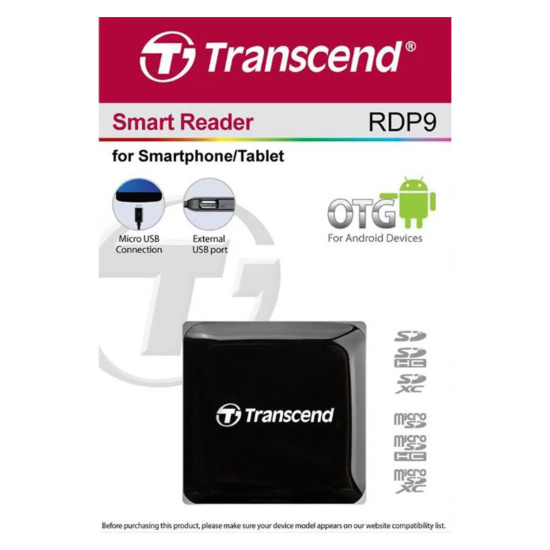 Картридер Transcend TS-RDP9K OTG microUSB