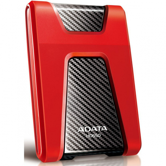 Внешний жёсткий диск A-DATA 1Tb  HD650 USB 3.1 красный