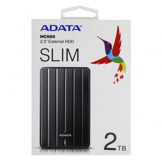 Внешний жёсткий диск A-DATA 2Tb  HС660 AHC660-2TU31-CGY USB 3.0 серый
