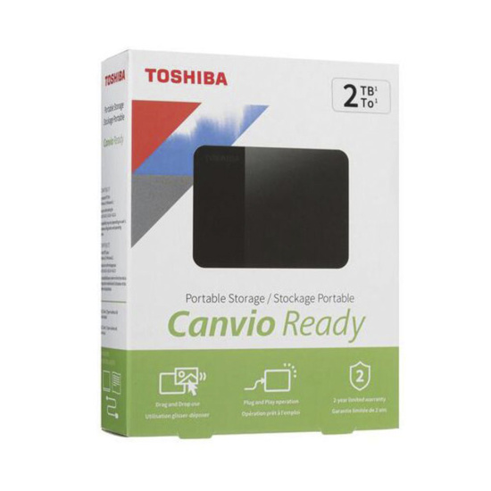 Внешний жёсткий диск Toshiba 2Tb HDTB520EK3AA Canvio Basics USB 3.1 2.5" черный