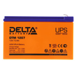 Батарея для ИБП Delta DTM 1207 (12V 7.2Ah)