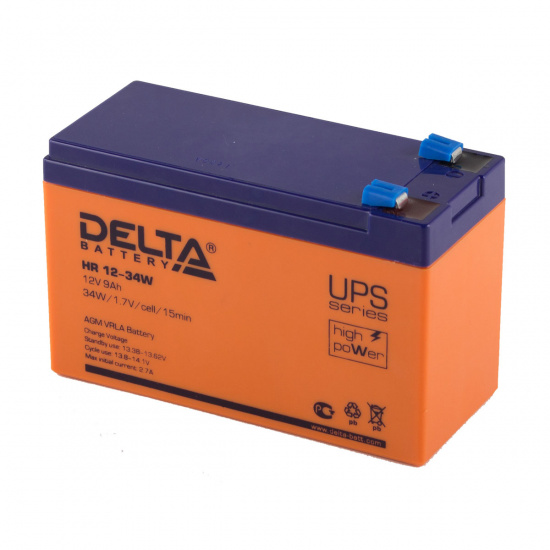 Батарея для ИБП Delta HR 12-09 (12V 9.0Ah) HR1234W
