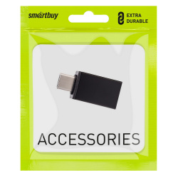 Адаптер OTG Type-C to USB-A 2.0 адаптер Smartbuy, для подключения OTG устройств (A220)