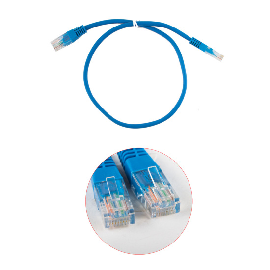 Кабель Patch Cord WT-2038A0.5 blue 0.5m