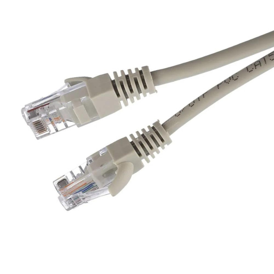Кабель Patch Cord GoPower кат.5е 1м  серый