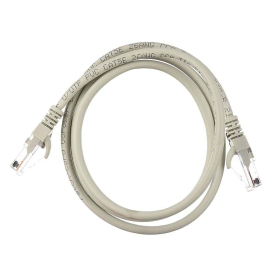 Кабель Patch Cord GoPower кат.5е 2м серый