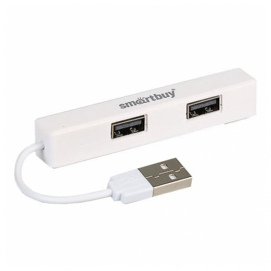 Разветвитель USB Smart Buy 4 порта USB 2.0, белый SBHA-408-W