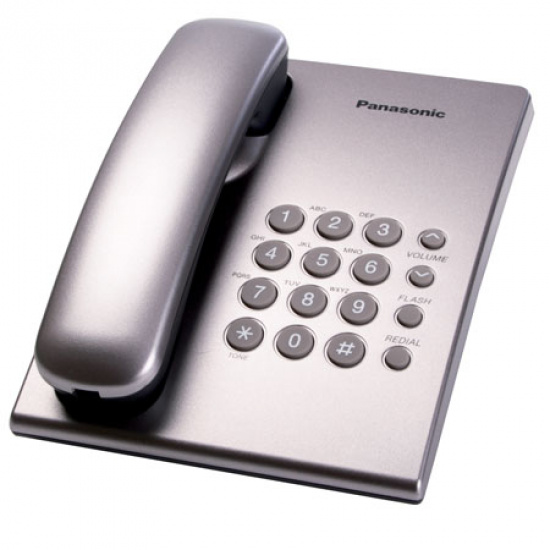 Телефон Panasonic KX-TS 2350 RUS серебро
