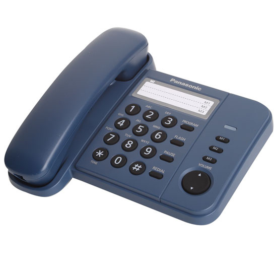 Телефон Panasonic KX-TS 2352 RUС синий