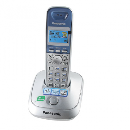 Радио телефон Panasonic KX-TG 2511 RUS (АОН, подсветка дисплея, спикерфон)
