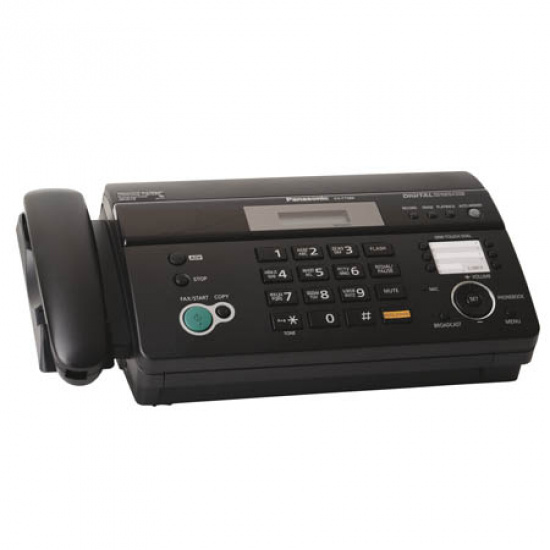 Факс FAX Panasonic KX-FT 988 RU-B (термобумага,АОН, спик.,автообрез, автоответчик)
