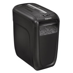 Уничтожитель Fellowes 60Сs, 10 листов, скобы, пласт. карты, скрепки 4х40мм, 22 литров, 6on/30off