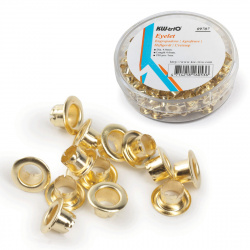 Кольца (люверсы) 4,8 мм для пассатижей (1/250) золото KW-trio 9707