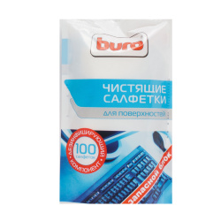 Запасной блок для тубы с чистящими салфетками BURO для поверхностей BU-Zsurface (817447)