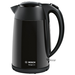 Чайник электрический Bosch TWK3P423 металл, черный (1,7л./2400 Вт/диск)