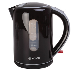 Чайник электрический Bosch TWK 7603 черный (1,7л./2400 Вт/диск)