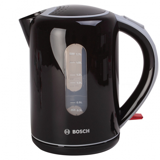 Чайник электрический Bosch TWK 7603 черный (1,7л./2200 Вт/диск)