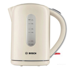 Чайник электрический Bosch TWK 7607 бежевый (1,7л./2400 Вт/диск)