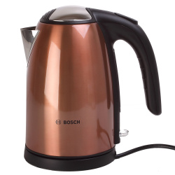 Чайник электрический Bosch TWK 7809 металл, медный (1,7л./2200 Вт/диск)