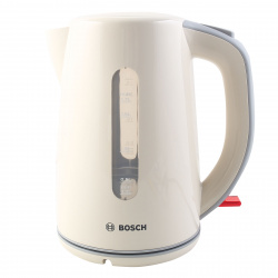 Чайник электрический Bosch TWK 7507 бежевый/серый (1,7л./2200 Вт/диск)