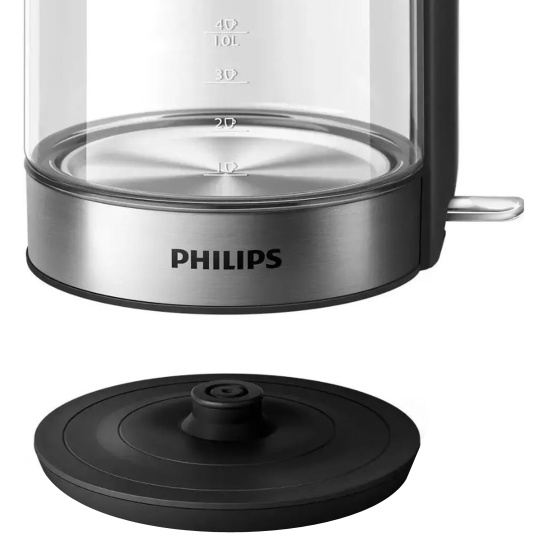 Чайник электрический Philips HD9339/80 (1,7л./2200 Вт/диск) стекло