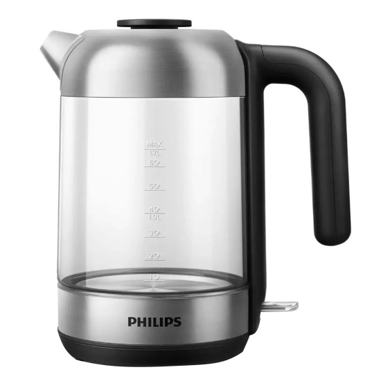 Чайник электрический Philips HD9339/80 (1,7л./2200 Вт/диск) стекло