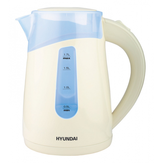 Чайник электрический HYUNDAI HYK-P2030 кремовый (1,7л./2200Вт/диск)