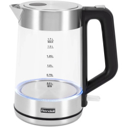 Чайник электрический Rondell RDE-1008 стекло (1,7л./2200Вт/диск)