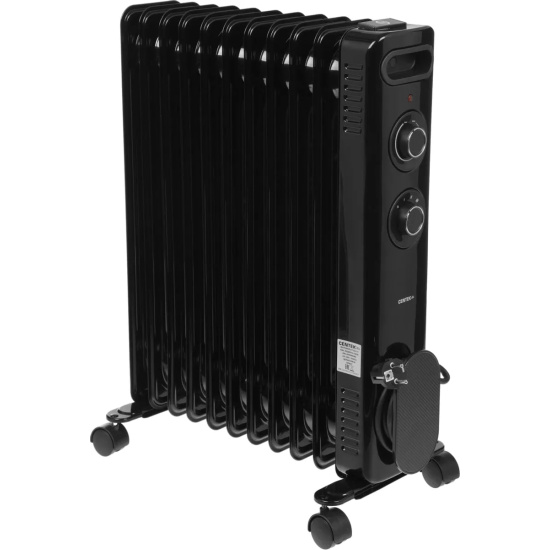 Обогреватель Centek CT-6231-11 черный 11 секций (30м) 2500Вт Обогреватель Centek CT-6231-11 черный 11 секций (30м) 2500Вт